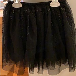 Girls skirt Black with Blacks sequins